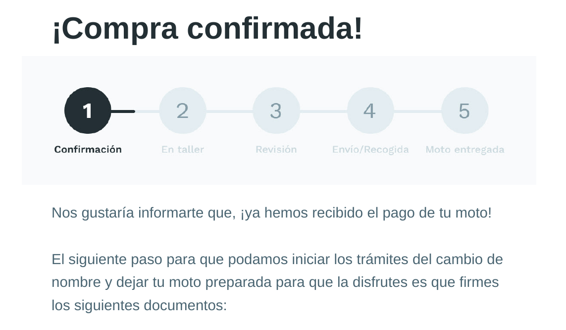 inicio del proceso