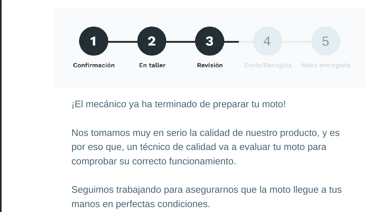 Email 06:30 - Inicio del proceso técnico